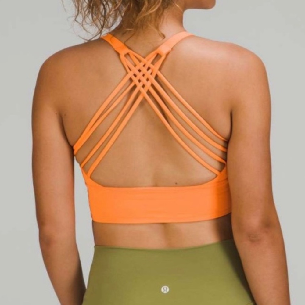 NWT lululemon Free to be bra wild high neck long line size 4